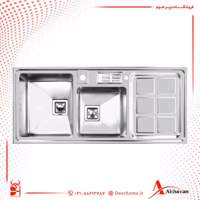سینک اخوان مدل 318 توکار