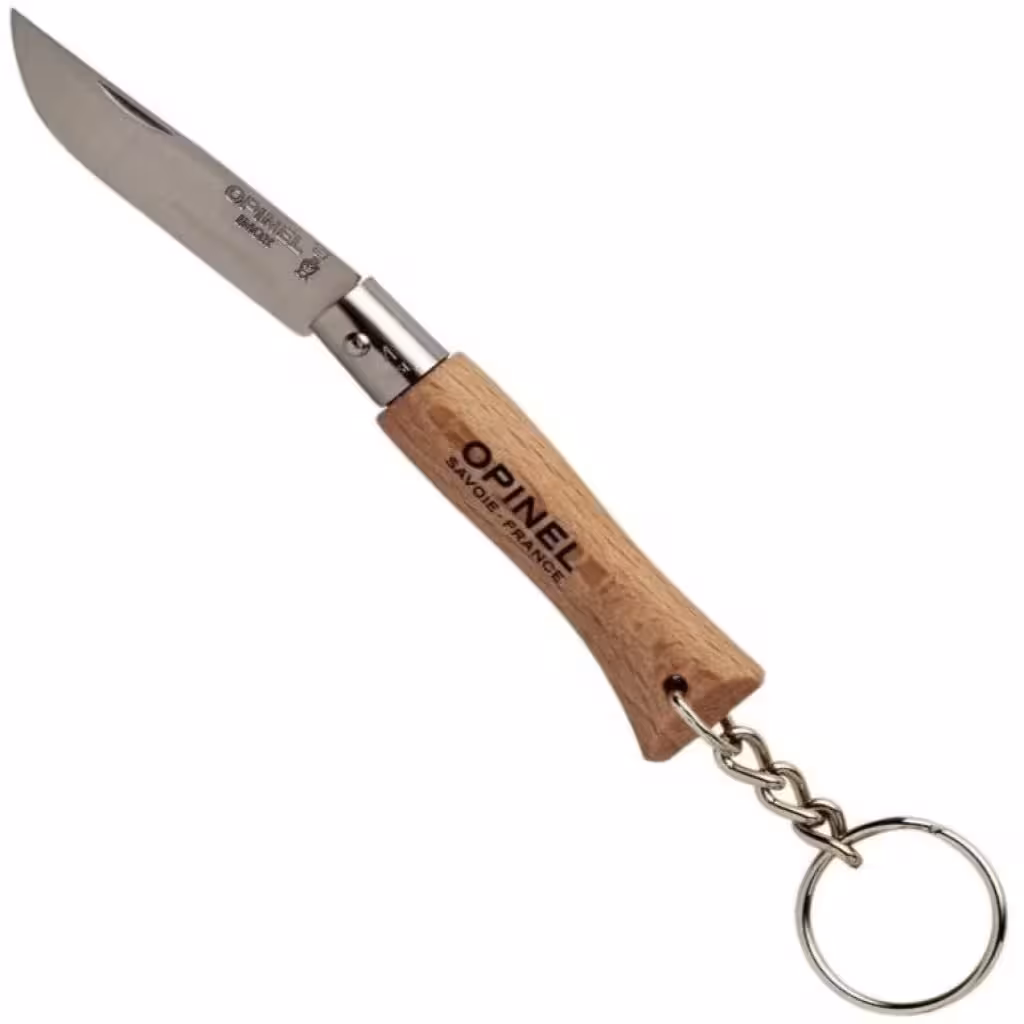 چاقو اپینل 04 استنلس – همراه بند فلزی Opinel No.04 Stainless Steel Folding Knife