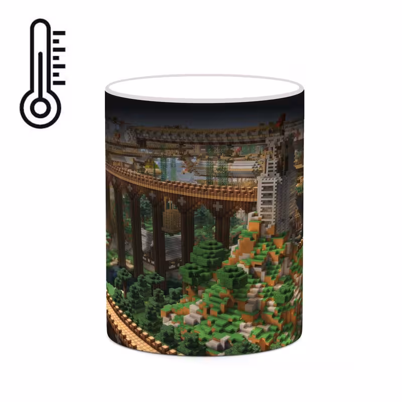 ماگ حرارتی چیتوکالا طرح ماینکرافت minecraft مدل mgh41046