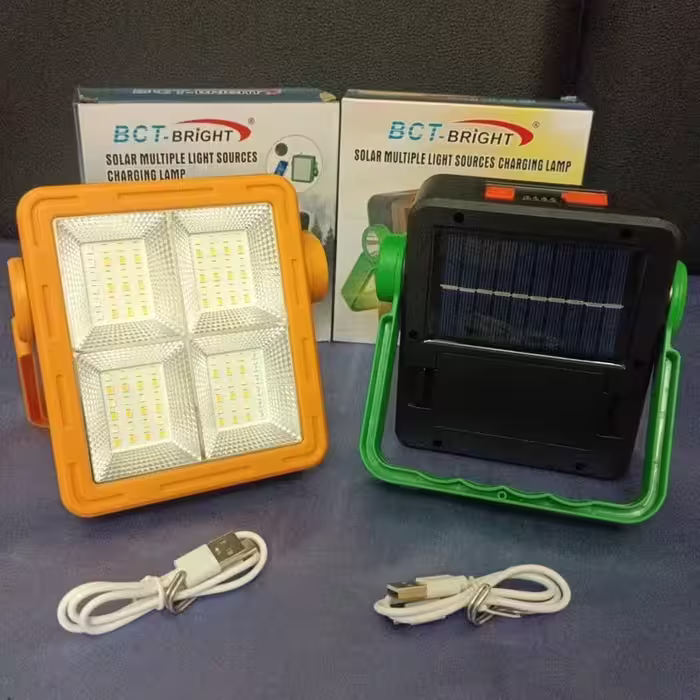 پروژکتور شارژی و خورشید مدل SOLAR LIGHT BCT-8005A