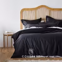 روتختی مشکی سفید ساده 9‌تکه کاوری