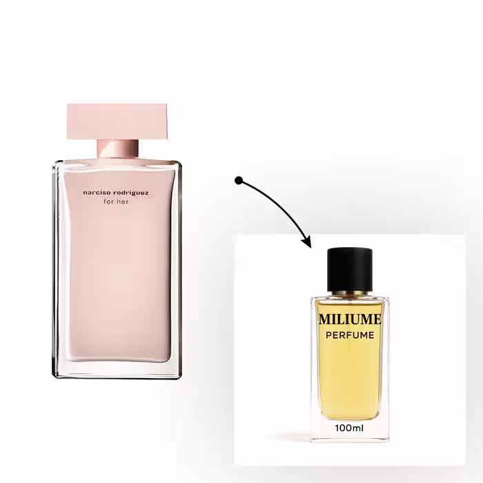 اسانس عطر Narciso Rodriguez for Her برند gemini - کد 2191 - نارسیس رودریگز زنانه صورتی پرفیوم 100ML - میلیوم پرفیوم