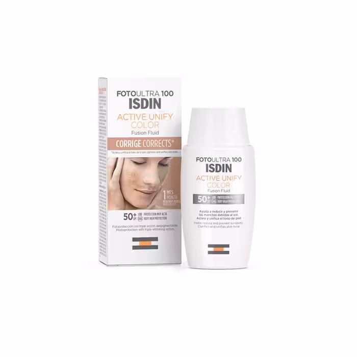 ضد آفتاب اکتیو یونیفای  SPF50 رنگی ایزدین