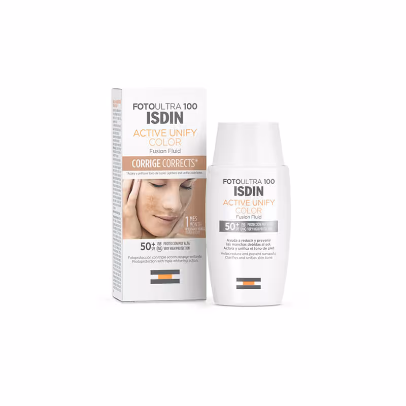 ضد آفتاب اکتیو یونیفای SPF50 رنگی ایزدین