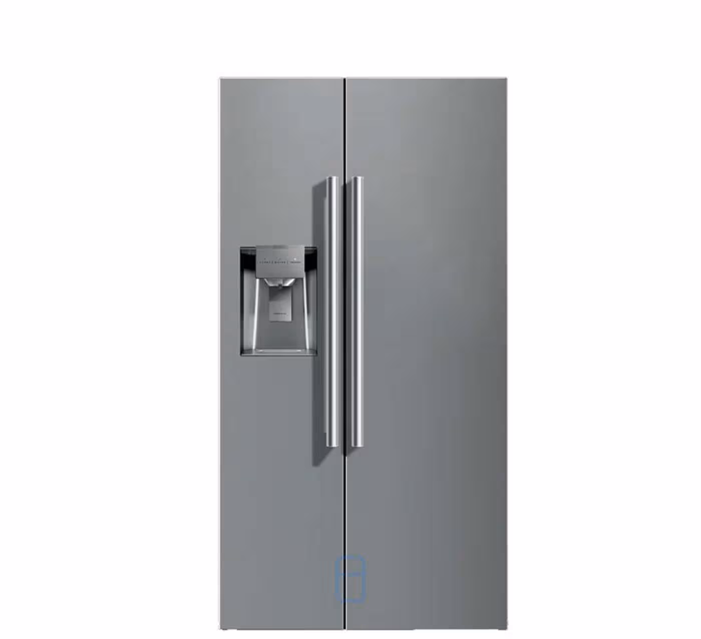 یخچال فریزر ساید بای ساید زیرووات مدل ZS80S (E1) نقره ای (کابین امباس و درب ساده)