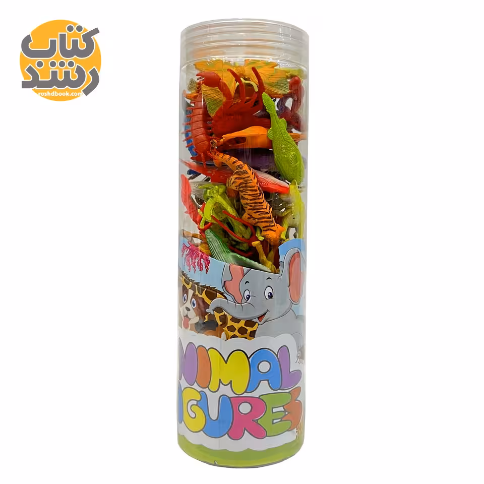 اسباب بازی باغ وحش حیوانات (استوانه ای)