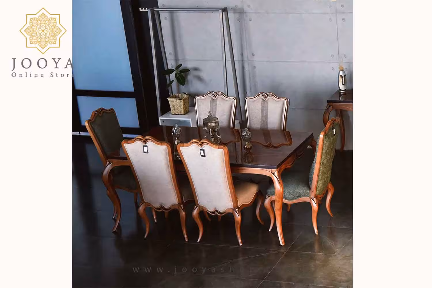 ست نهارخوری شش نفره کلاسیک لیونا