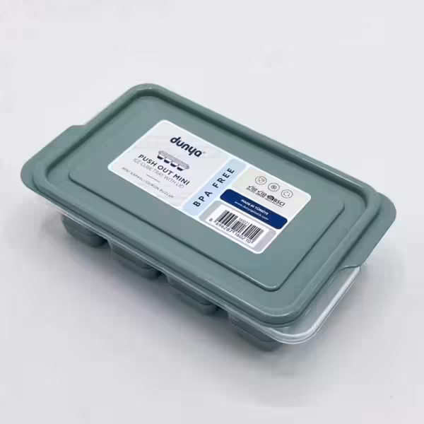 قالب یخ سیلیکونی 8 قسمتی سبز دنیا پلاستیک 16021