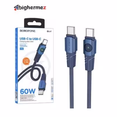 کابل شارژ دوسر TYPE-C بروفون مدل BU47