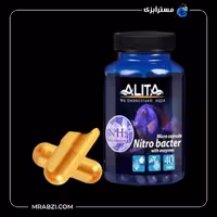 کپسول باکتری زنده آب آکواریوم مدل نیتروباکتر آلیتا بسته 40 عددی