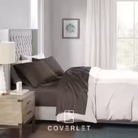 روتختی قهوه‌ای سفید ساده کاوری