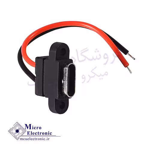 فیش مادگی type c پیچ خور