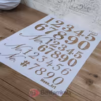 شابلون استنسیل کد 115 ابعاد 25*35