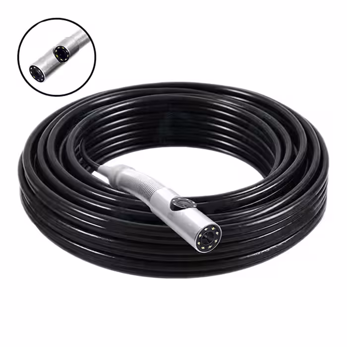 دوربین آندوسکوپی صنعتی شلنگی و بازرسی چاه و لوله 2 لنز 40 متری