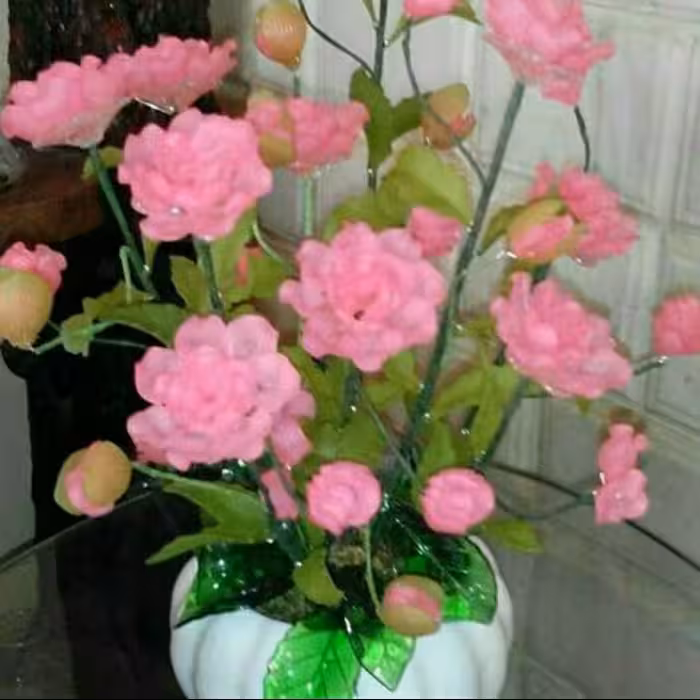 گل کریستالی زیبا و شیک