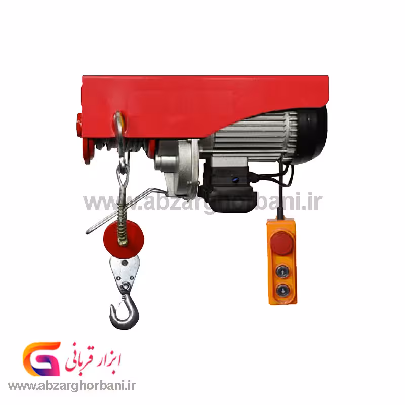جرثقیل برقی یا بالابر برقی 300 به 600 کیلو