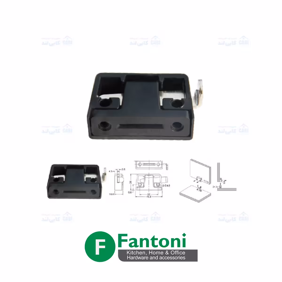گونیا تخت مدل J5 مشکی فانتونی M151