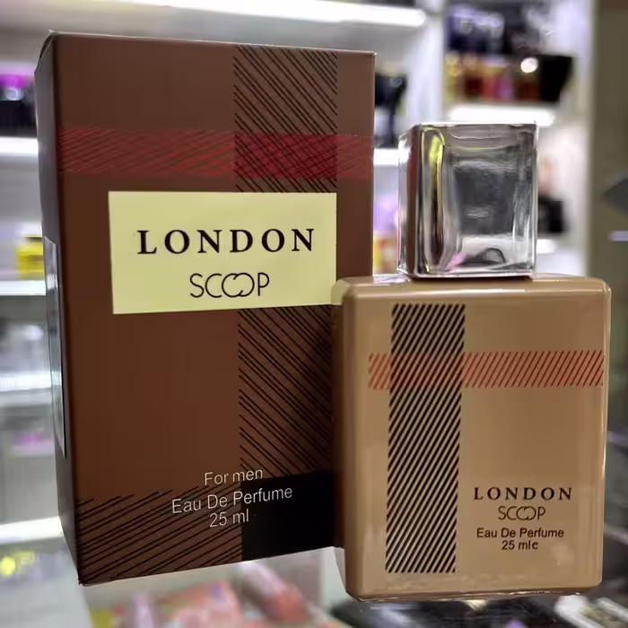 عطر جیبی مردانه باربری لندن اسکوپ 25 میلی لیتر با رایحه گرم و تند | amazonchi