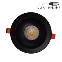 چراغ توکار سقفی اف ای سی مدل FEC-COB-326-12W مشکی طرح پنتا