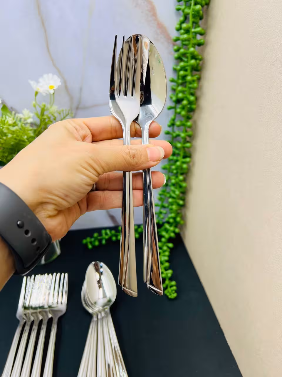 قاشق و چنگال ناخنیG70