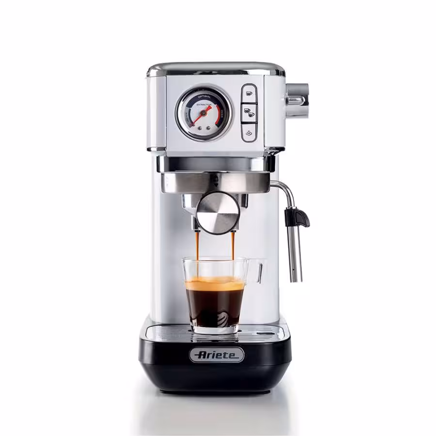 اسپرسوساز آریته رنگ سفید تحت لیسانس ایتالیا مدل مودرنا کد Ariete1381