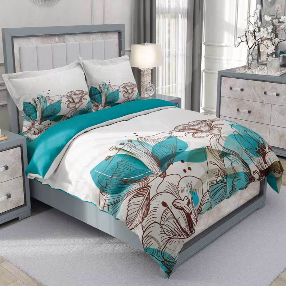 سرویس روتختی چیداری مدل فلاور 40 دو نفره 6 تکه 160×200