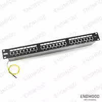 پچ پنل Cat6 FTP مدل 24 پورت متا الکترونیک