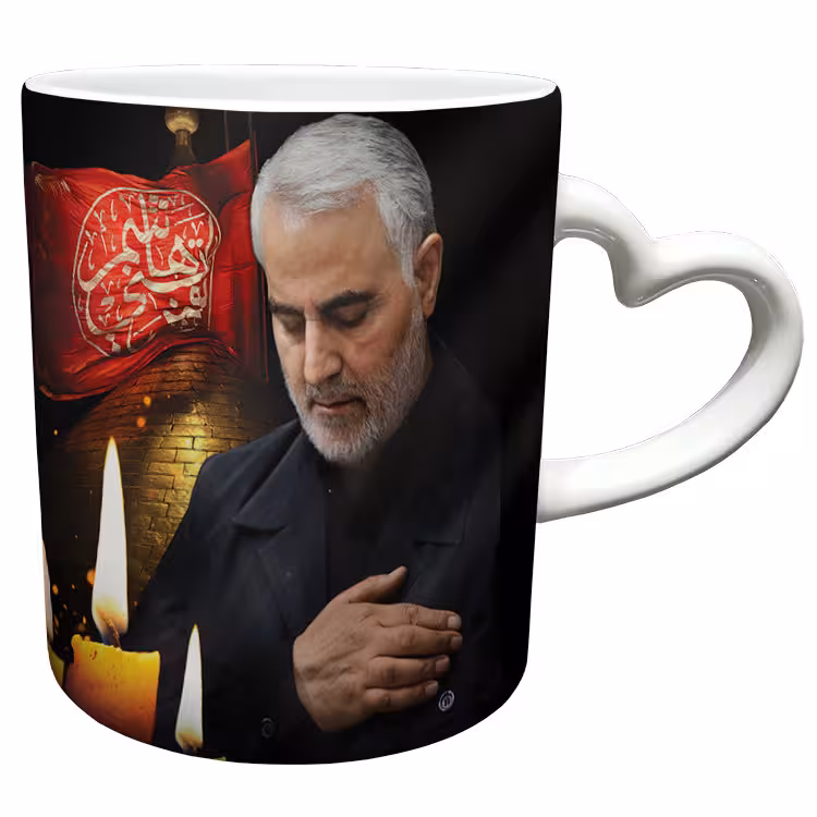خرید ماگ-لیوان  دسته ساده  سردار سلیمانی کد 90