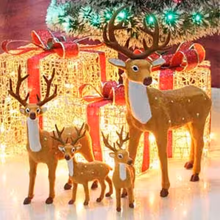 گوزن 3 تایی کریسمس وارداتی