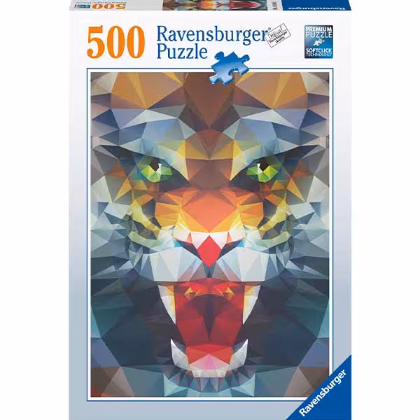 پازل 500 قطعه Ravensburger طرح شیر چند بعدی