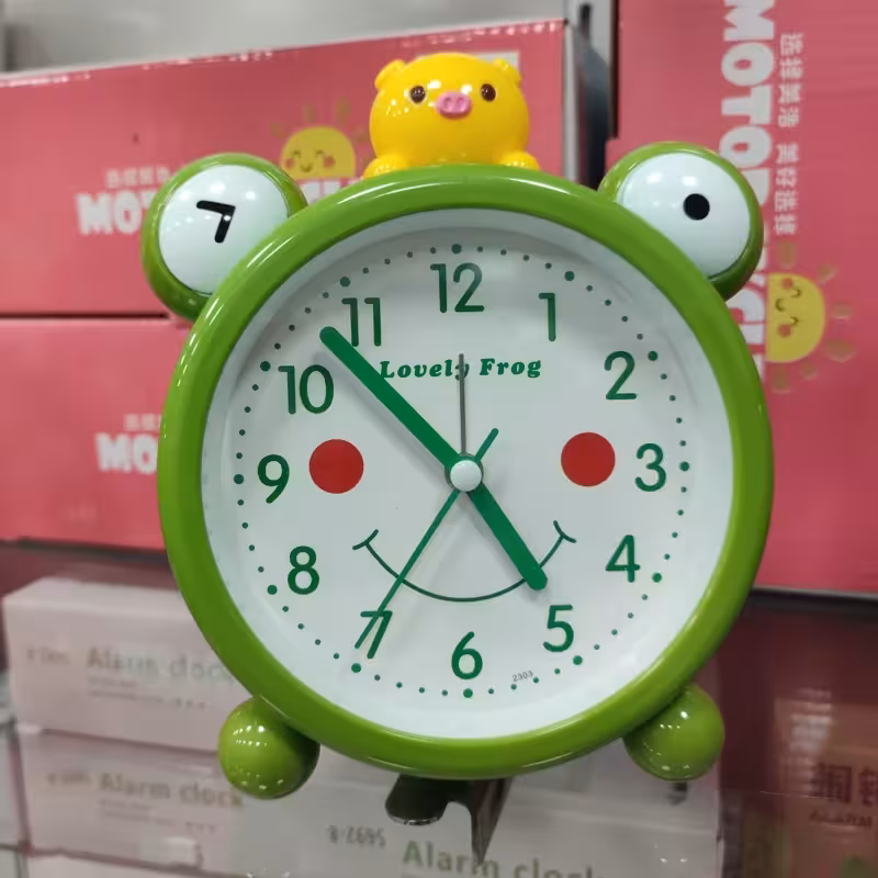 ساعت رومیزی فانتزی زنگدار عروسکی ( زنگ دار ) ساعت فانتزی 12