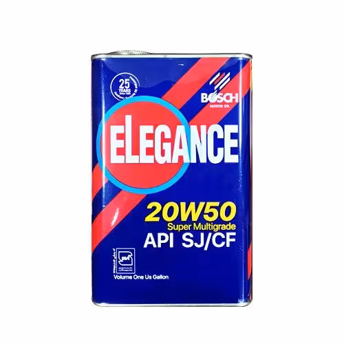 روغن موتور 20W-50 بوش مدل الگانس SJ حجم 4 لیتر