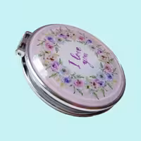 آینه جیبی مدل LOVE YOU