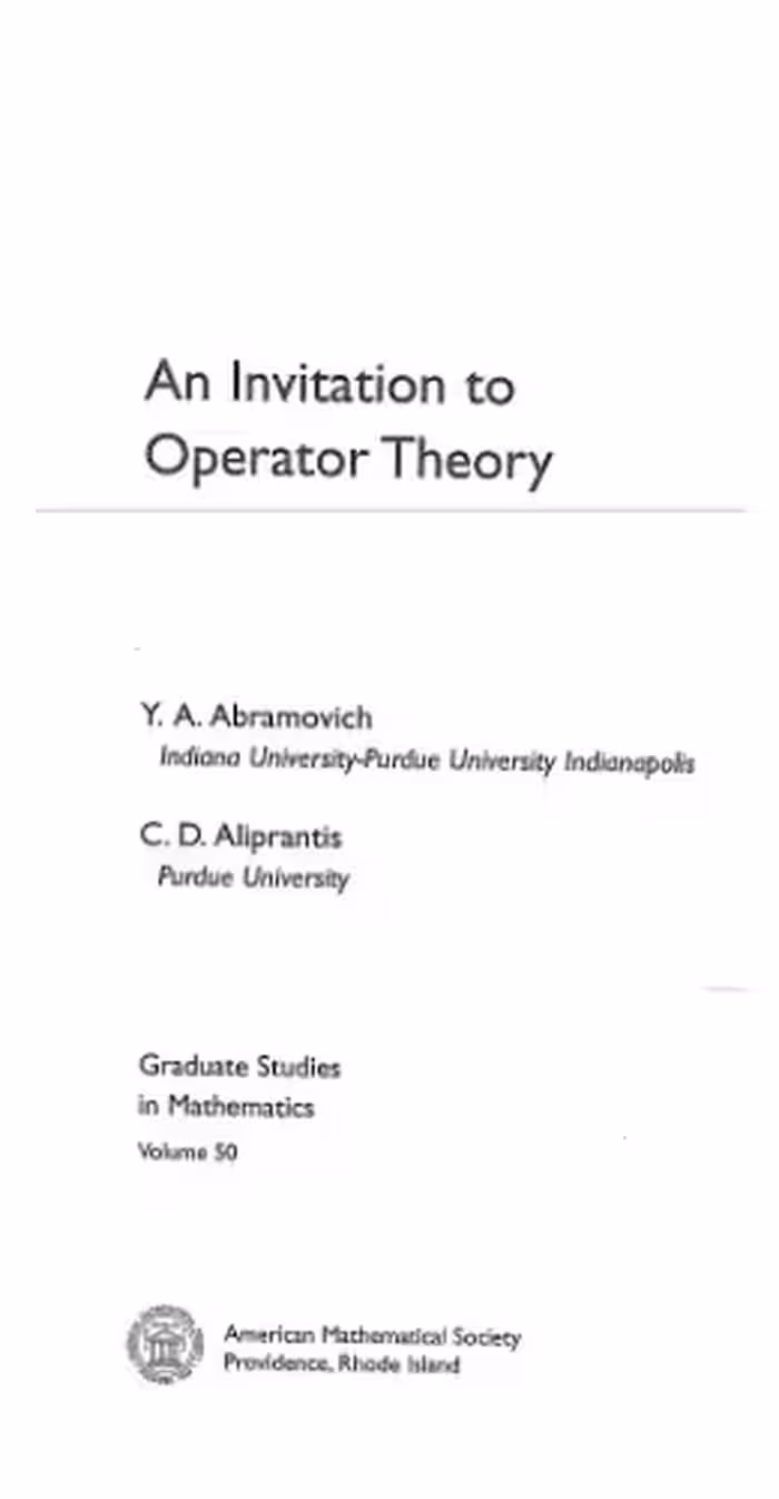 خرید و دانلود نسخه کامل کتاب an innovation to operator theory