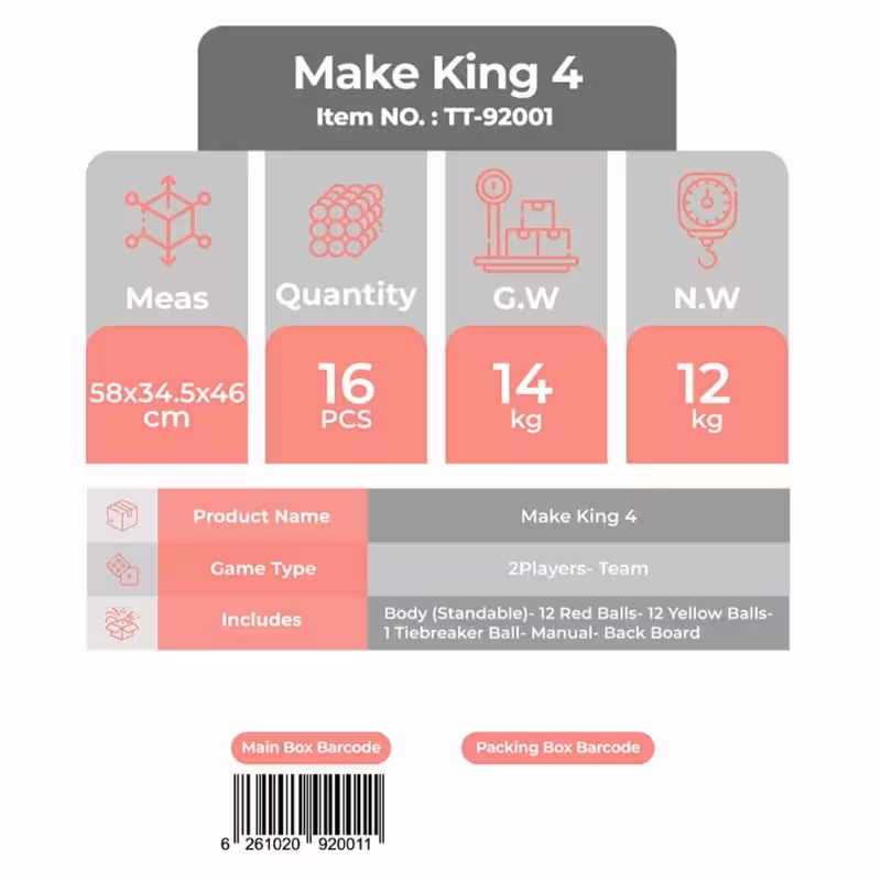 make king4 تیریتی تویز کد92001
