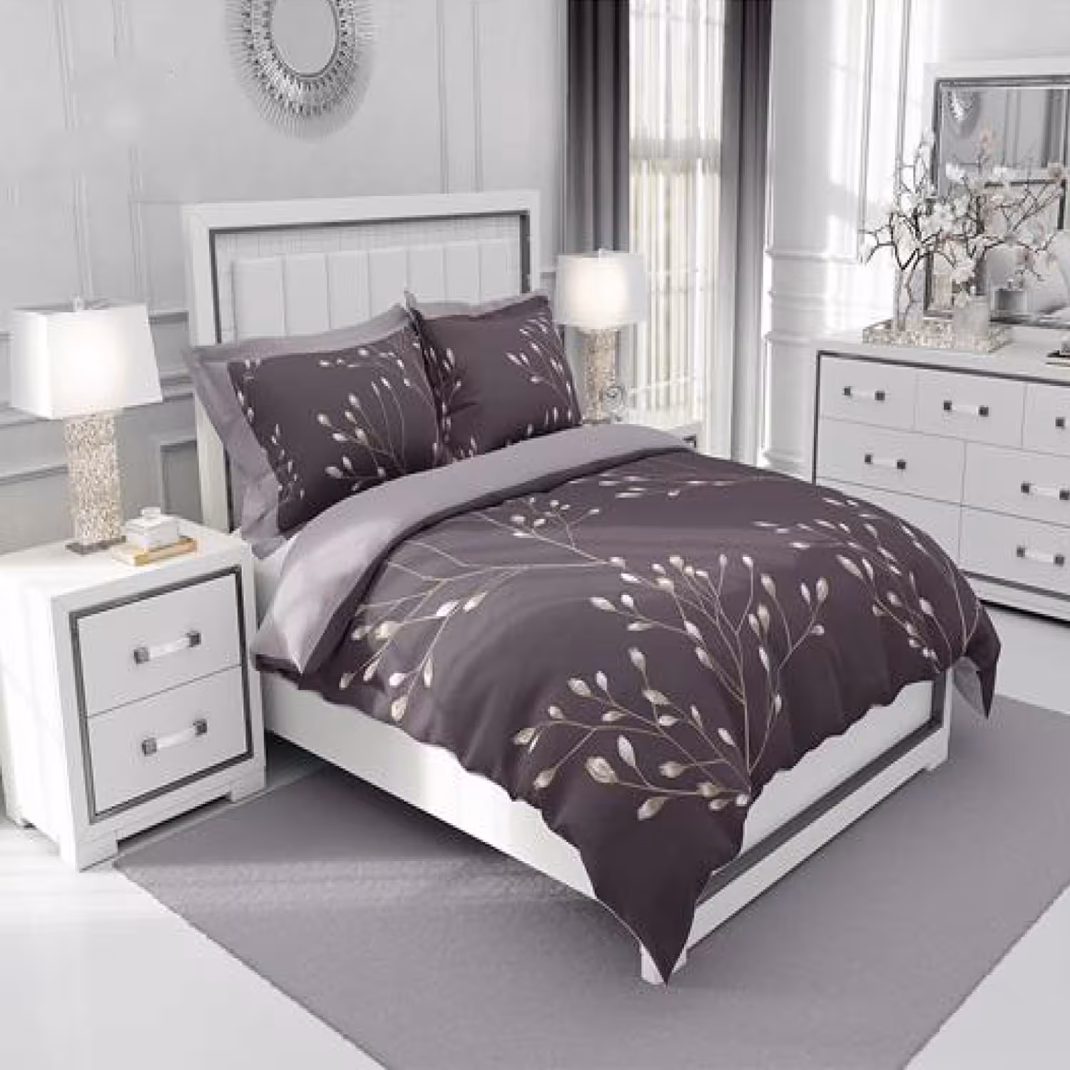 سرویس روتختی طرح‌دار چیداری مدل 3062