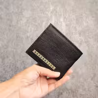 کیف پول جیبی دست دوز چرمی سرو