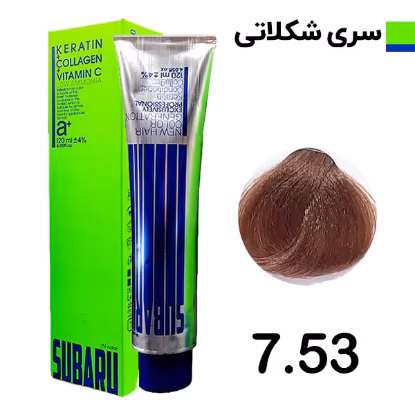 رنگ مو بلوند شکلاتی تیره سوبارو شماره 753
