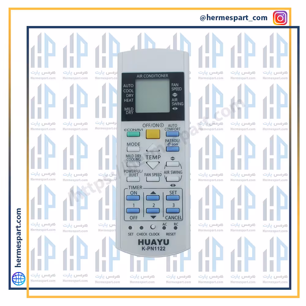 کنترل کولر گازی پاناسونیک Panasonic