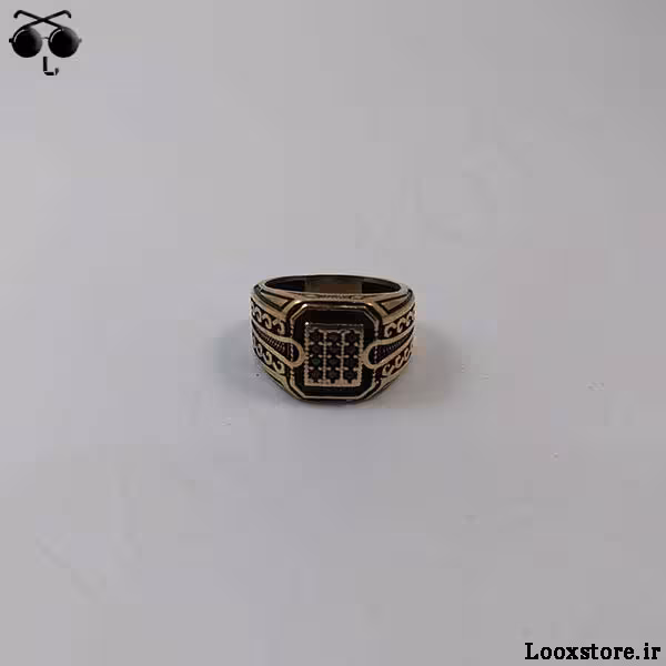 انگشتر طلاروس مردانه شیک و لاکچری