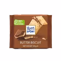 شکلات با مغز کره بیسکویت ریتر اسپرت Ritter Sport