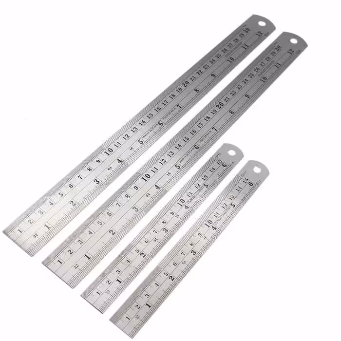 خط کش 20 سانت فلزی