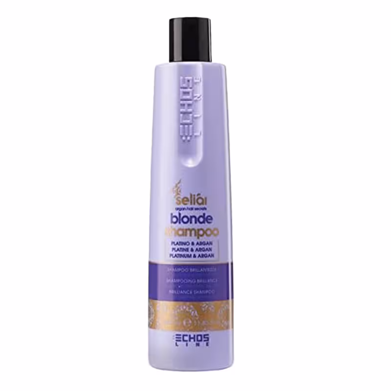 شامپو آرگان موهای بلوند اچ اس لاین حجم 350 میل اچ اس لاین - ECHOS LINE