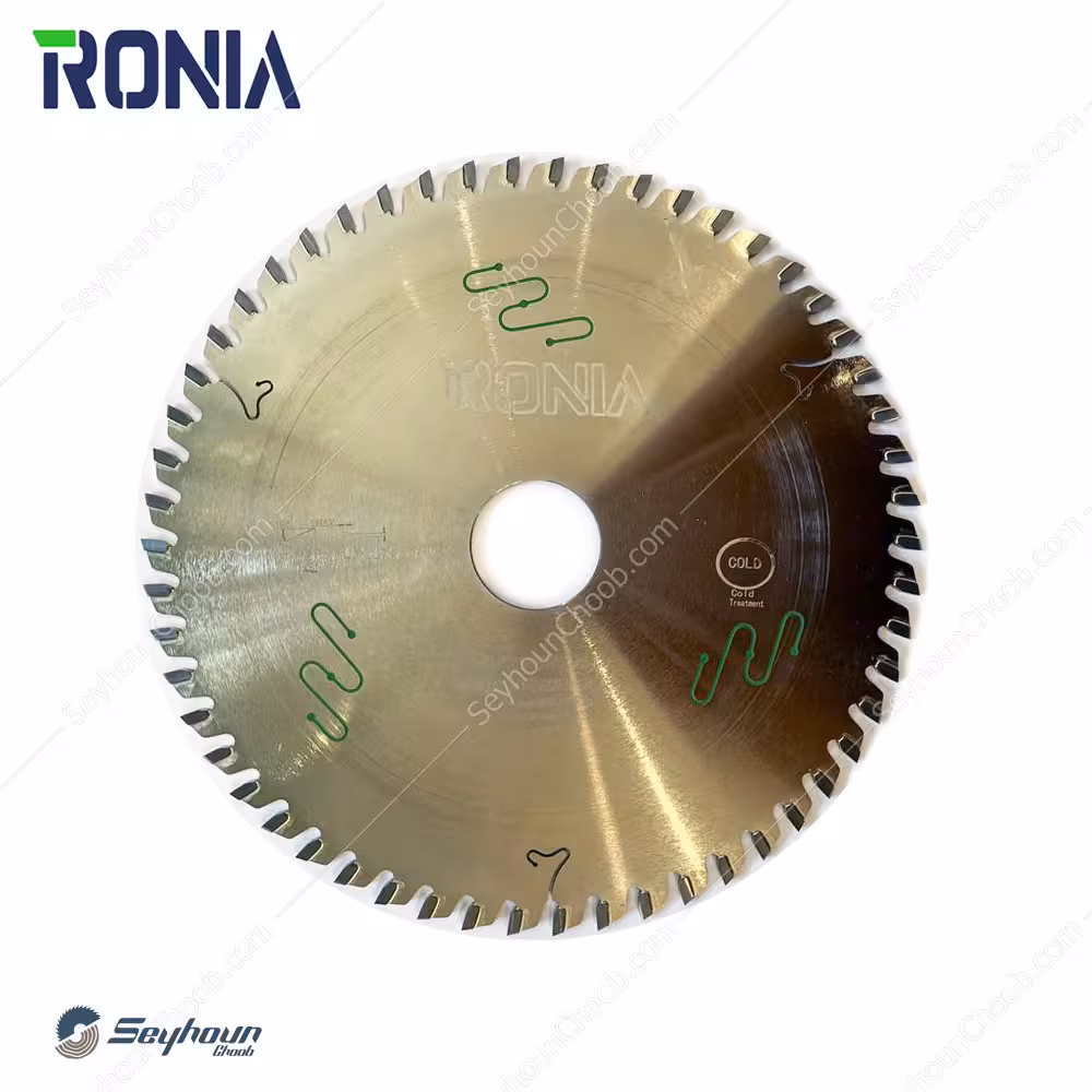 تیغ اره الماسه ام دی اف بر قطر 18 سانتی متر 54 دندانه رونیا مدل RONIA RSB-PM1805430T