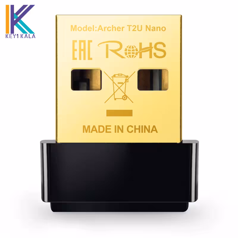 کارت شبکه USB و بی‌سیم AC600 تی پی لينک مدل Archer T2U Nano