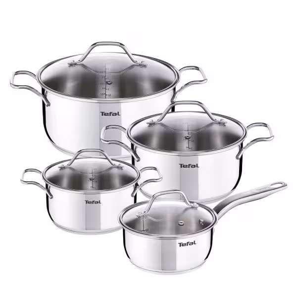 سرویس قابلمه استیل تفال مدل سرویس قابلمه 8 پارچه