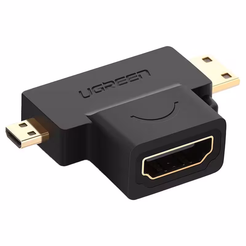 مبدل Micro HDMI به Mini HDMI-HDMI یوگرین مدل HD129