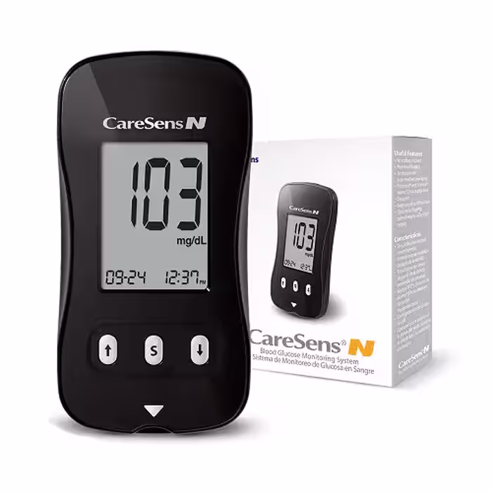 دستگاه تست قند خون کرسنس مدل Caresense IS643212-R با نوار 25تایی