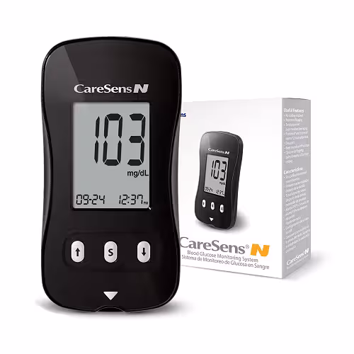 دستگاه تست قند خون کرسنس مدل Caresense IS643212-R با نوار 25تایی