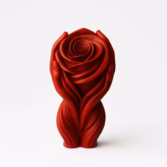 قالب سیلیکونی رز اندامی سنگ مصنوعی